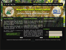 Tablet Screenshot of magnificocraftspl.com